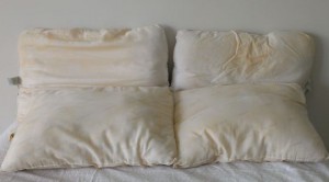 old pillows