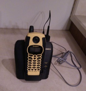 Old waterproof cordless phone.