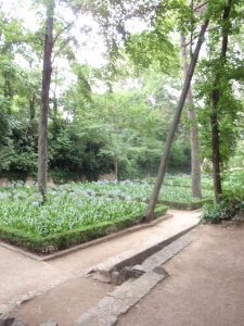 Romantic Garden at the Parc del Laberint d'Horta in Barcelona