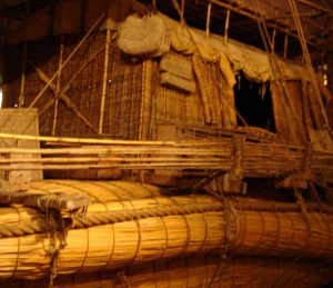 Photo of the Kon-Tiki raft in its museum.