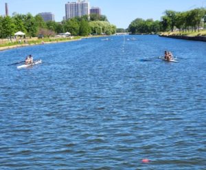 Photo of Chicago Sprints rowing regatta.