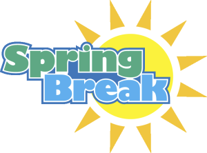 Word-art that says, "Spring Break."