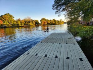 Single after leaving dock at Head of the Charles 2025.